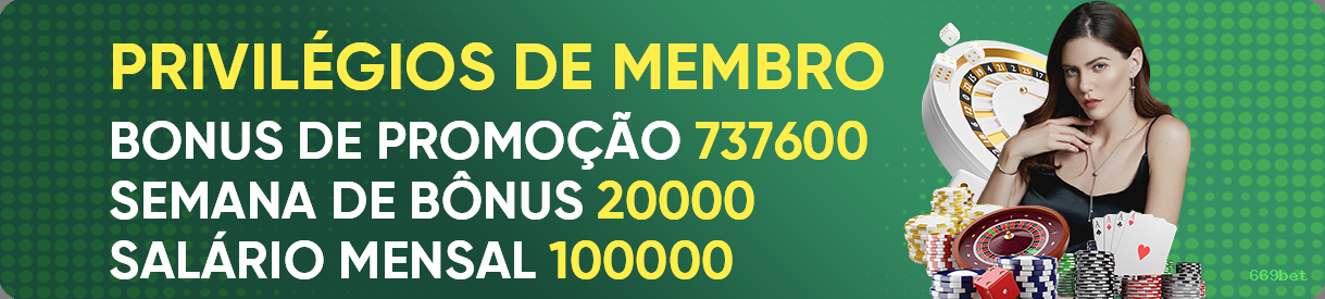 Cashback VIP 669bet - reembolso semanal